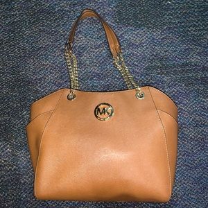 Michael kors Large leather brown shoulder Bag